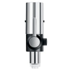 JURA Professional fine‑foam nozzle G2 (24250) – silver‑black metal nozzle from the front with rotary control and transparent
