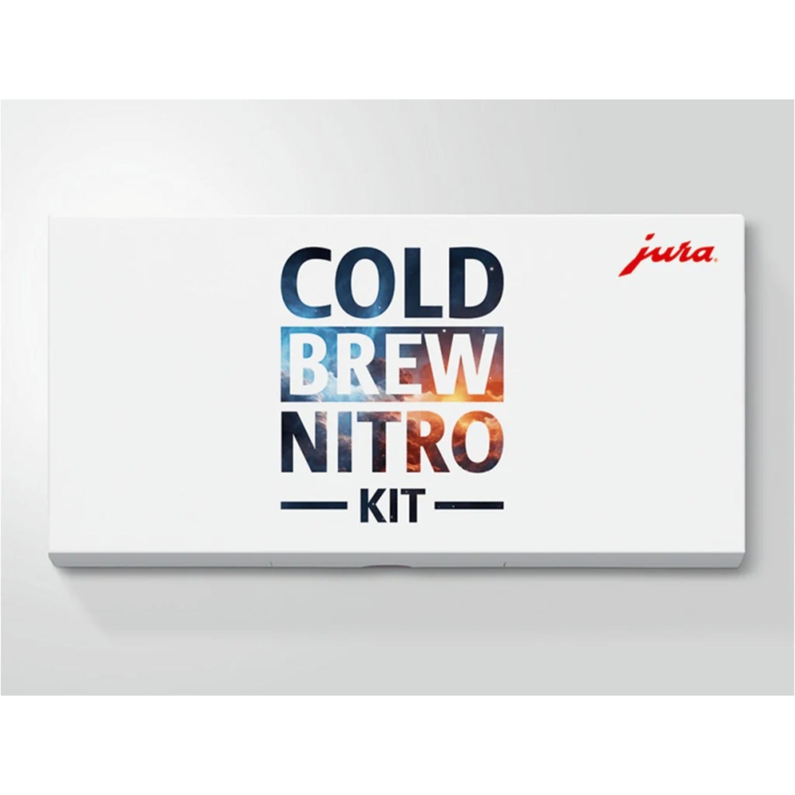 JURA Cold Brew Nitro Kit (24337) biela krabica s nápisom COLD BREW NITRO KIT a červeným logom jura vpravo hore