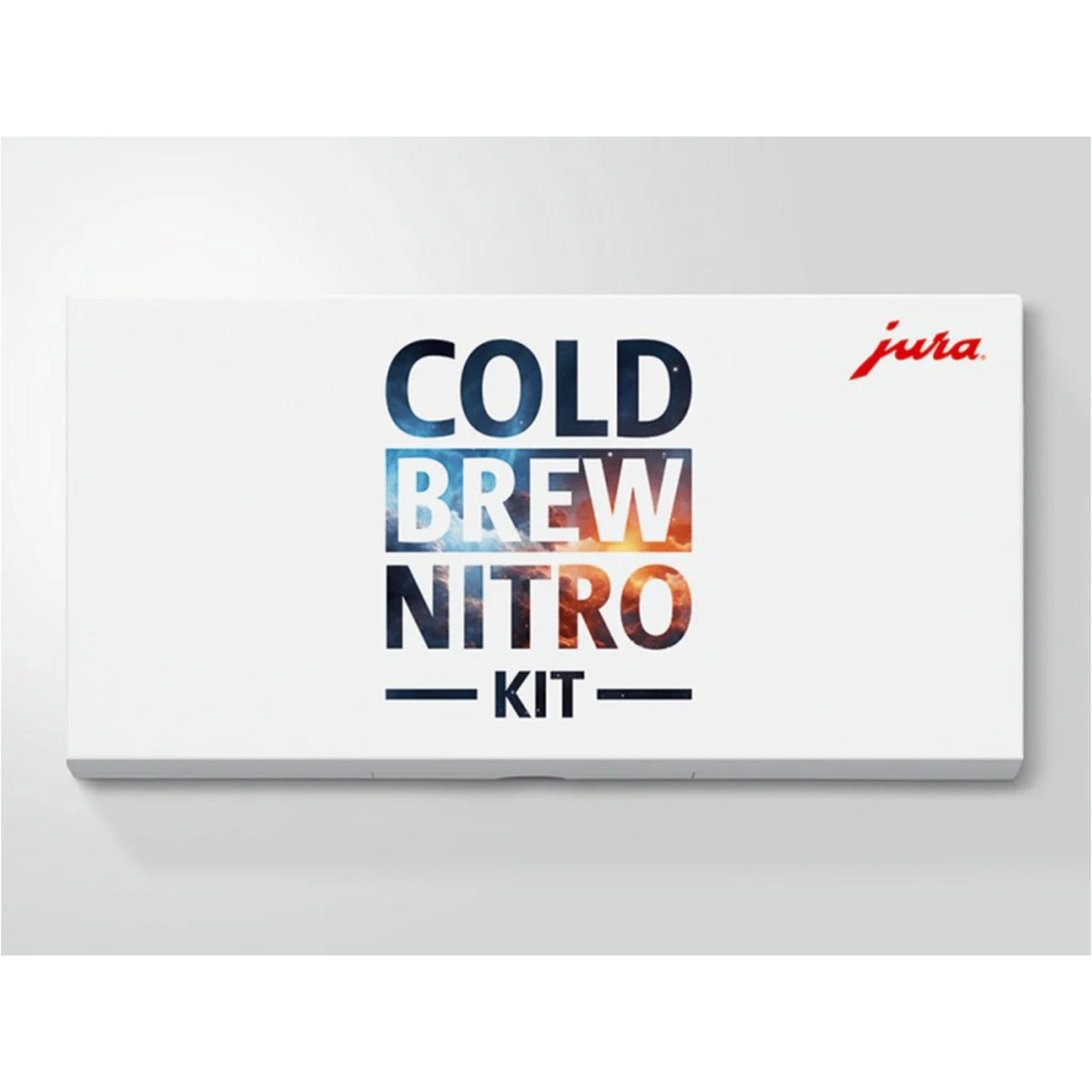JURA Cold Brew Nitro Kit (24337) biela krabica s nápisom COLD BREW NITRO KIT a červeným logom jura vpravo hore