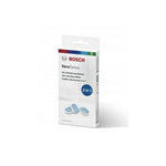 Bosch 2-in-1 descaling tablets 3 pcs (TCZ8002A) – white box with Bosch logo and image of blue-white tablets