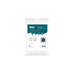 Sillar anti-allergy compatible bags for Rowenta vacuum cleaners (4 pcs) – back of the packaging with teal label and illustration.