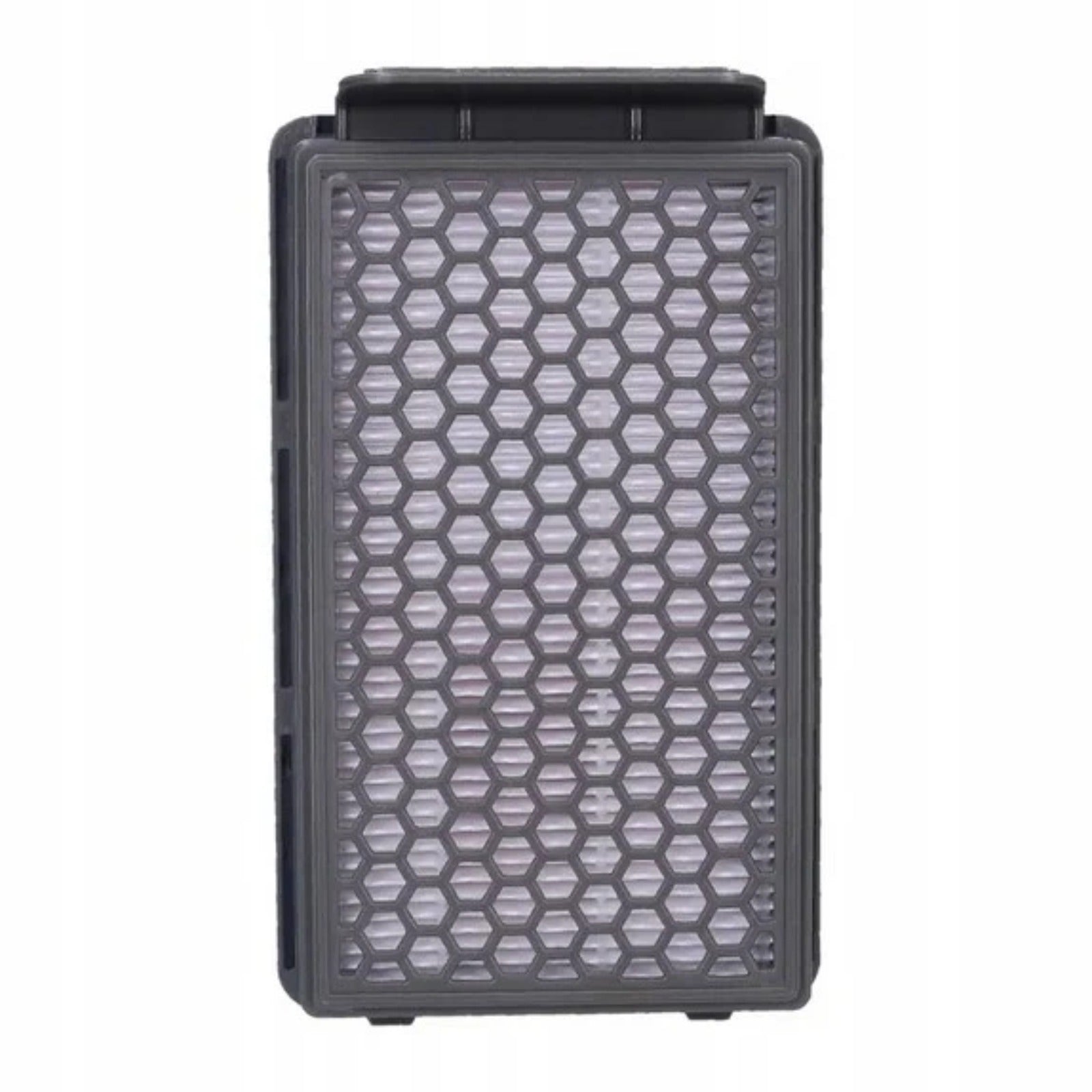 Sillar kompatibilný HEPA filter s vysávačmi Rowenta Compact Power Cyclonic RO37xx – čierny obdĺžnikový filter s plastovou mriežkou