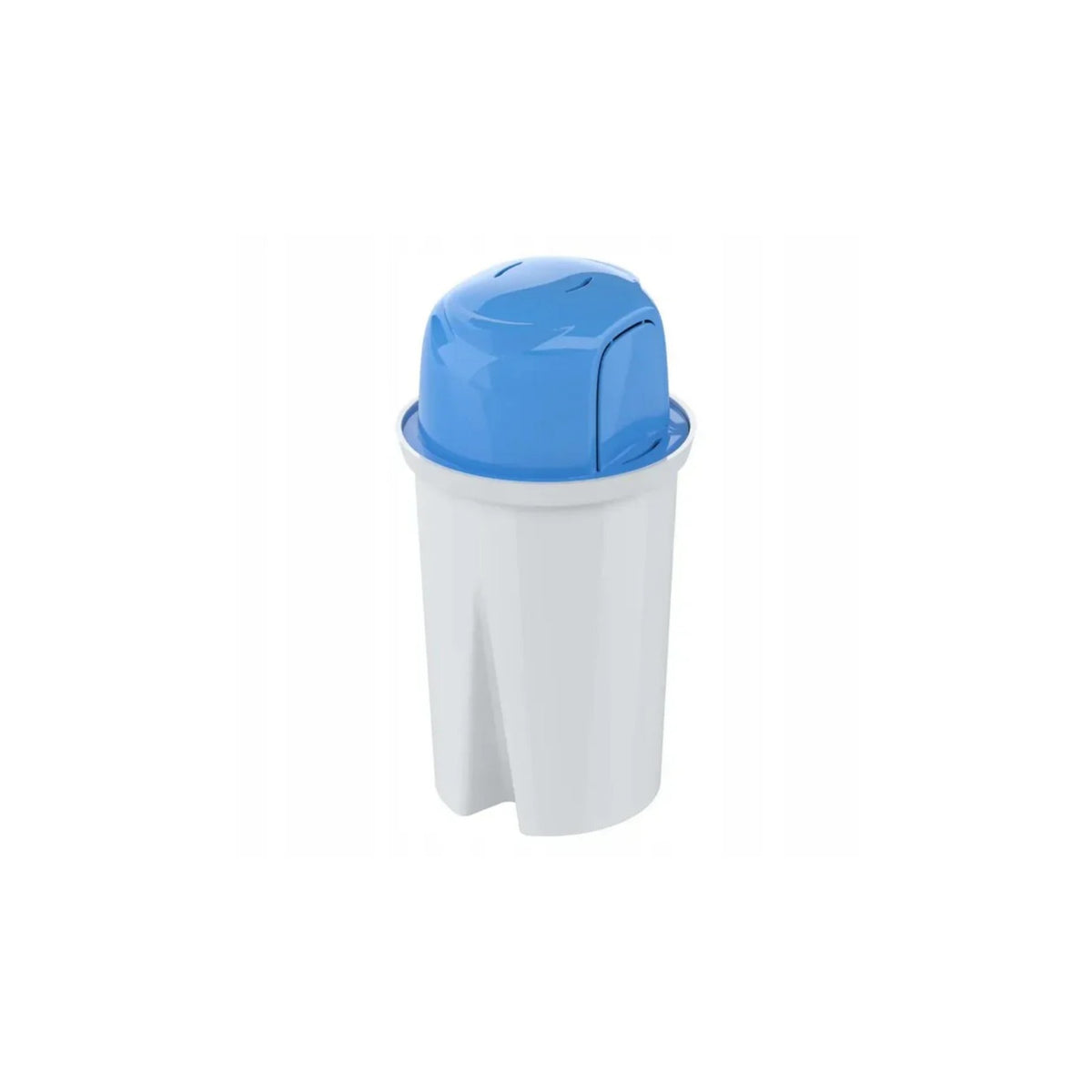 Aquafloow ClassMag filtračná patróna s horčíkom (náhrada za Brita Classic) zobrazená spredu, biele telo a modrý vrch