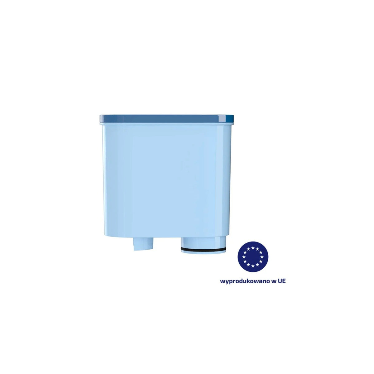 Aquafloow Cleani vodný filter kompatibilný s kávovarmi Saeco/Philips (náhrada CA6903) svetlomodrý filter zepredu s tmavomodrým