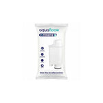 Aquafloow Intensive+ water filter (replacement for Brita Intenza+ CA6702/00) on white product photo with name and white filter shown