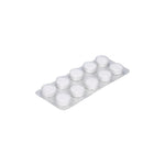 Aquafloow Tabs cleaning and degreasing tablets for coffee machines (10 pcs) – white blister with ten round white tablets