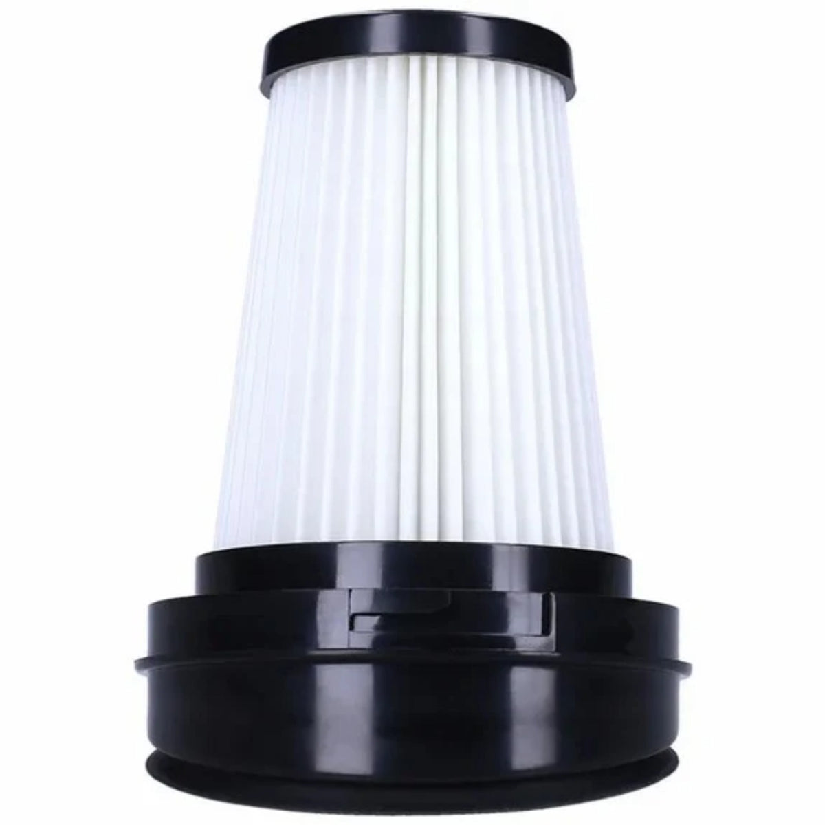 Sillar replacement HEPA filter for ETA 0449 00020 – white pleated cylindrical filter with black plastic end caps, front view