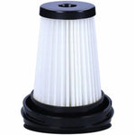 Sillar replacement HEPA filter for ETA 0449 00020 – conical white pleated filter with black plastic end caps.