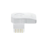 JURA WiFi Connect (24160) white Wi‑Fi module with gold contacts and embossed logo, detailed side view