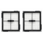 Roborock Q10 S5/Q10 PF/Q10 VF/Q10 X5 – dva biele skladané HEPA filtre v čiernom ráme na bielom pozadí
