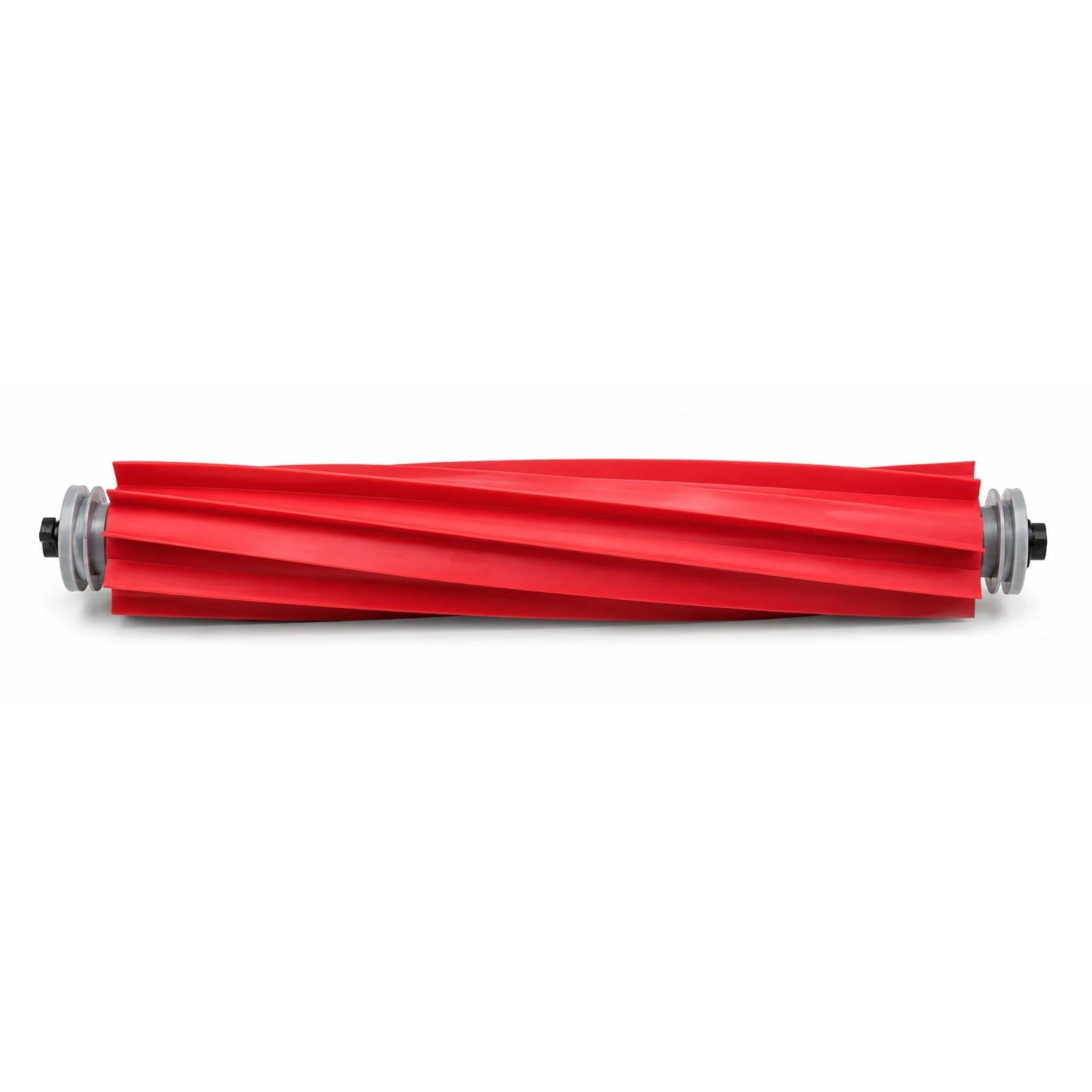 Roborock Qrevo/P10/S7 MaxV Ultra/Q7 Max – red rubber main roller with angled ribs and metal end caps
