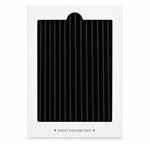 Kompatibilný filter Electrolux AEG Zanussi EAFCBF PAULTRA 242061001 242047801 – biely kryt s čiernym rebrovaným filtrom