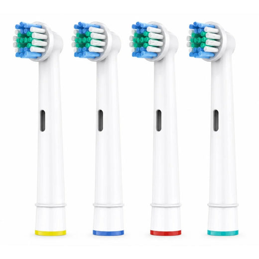 Hlavice pre Oral-B Vitality, Pro, Genius a ďalšie, kompatibilné, biele – 4 ks